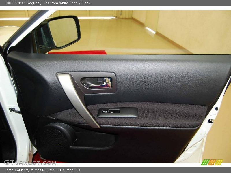 Phantom White Pearl / Black 2008 Nissan Rogue S