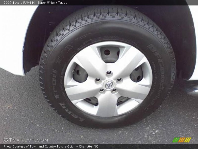 Super White / Taupe 2007 Toyota RAV4 I4