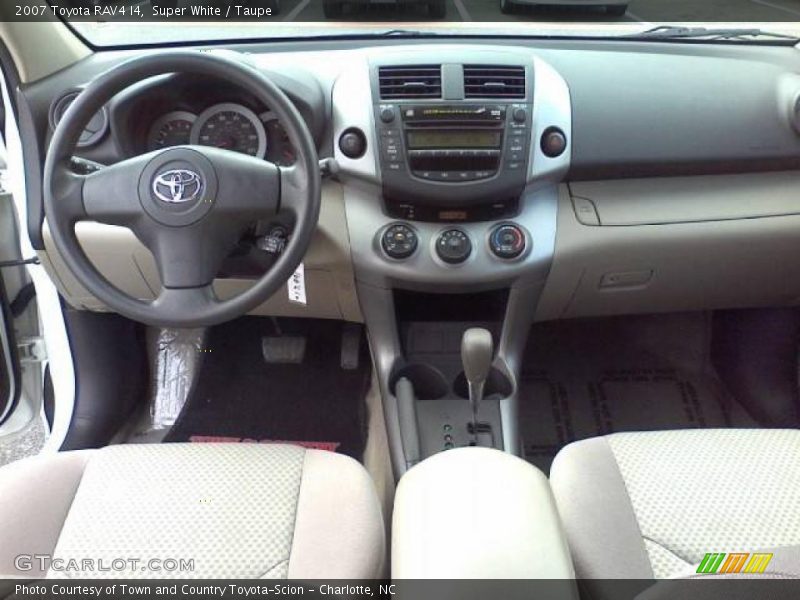 Super White / Taupe 2007 Toyota RAV4 I4