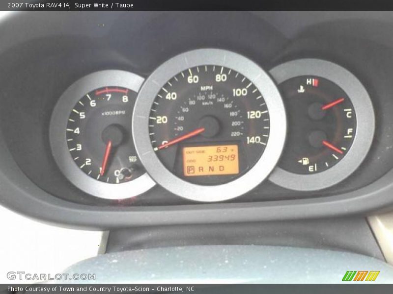 Super White / Taupe 2007 Toyota RAV4 I4