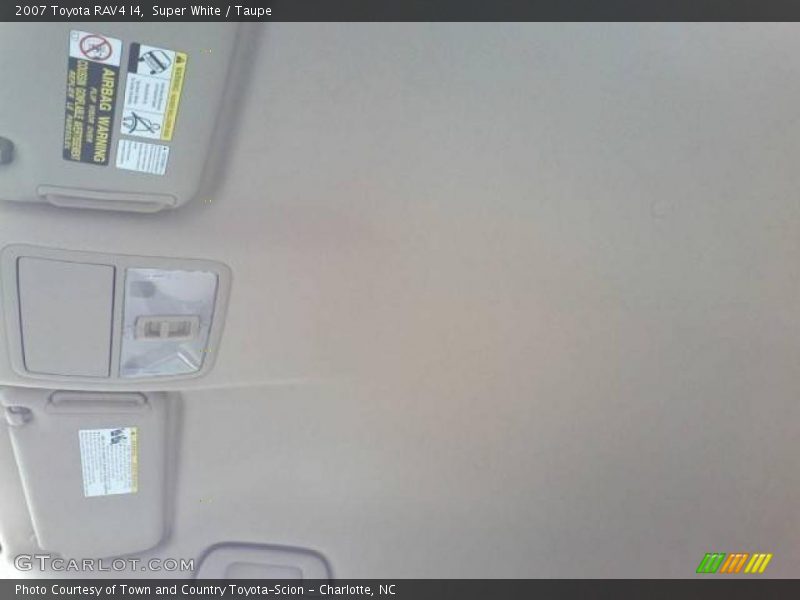 Super White / Taupe 2007 Toyota RAV4 I4