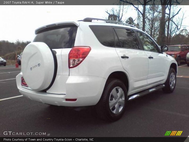 Super White / Taupe 2007 Toyota RAV4 I4