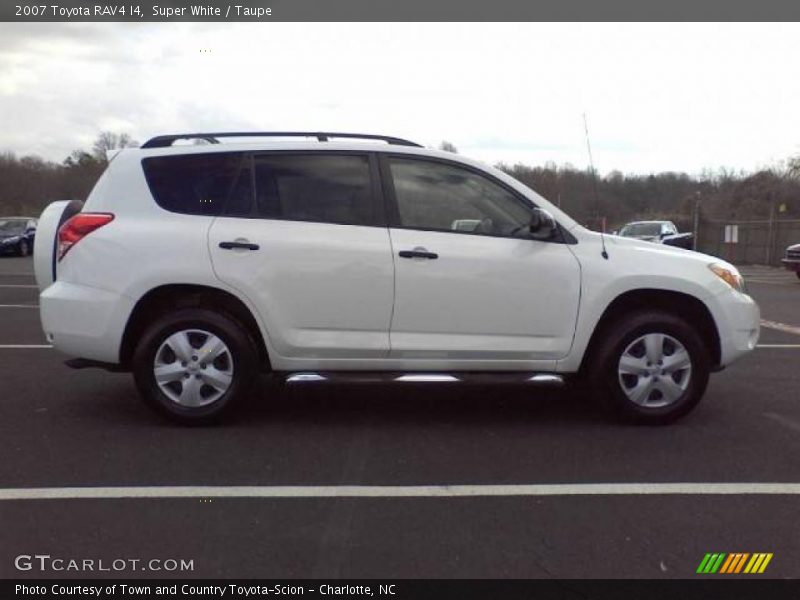 Super White / Taupe 2007 Toyota RAV4 I4