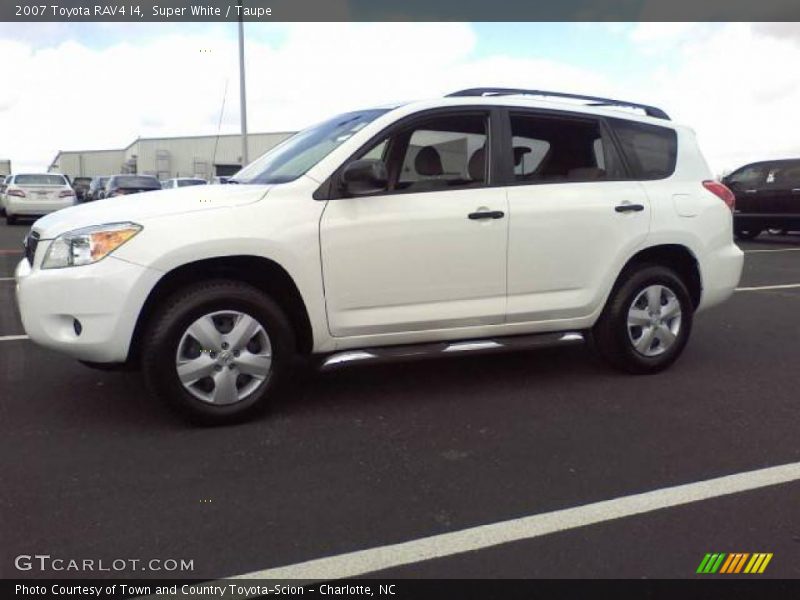 Super White / Taupe 2007 Toyota RAV4 I4