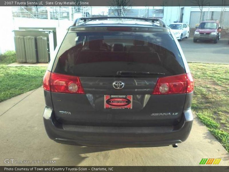 Slate Gray Metallic / Stone 2007 Toyota Sienna LE