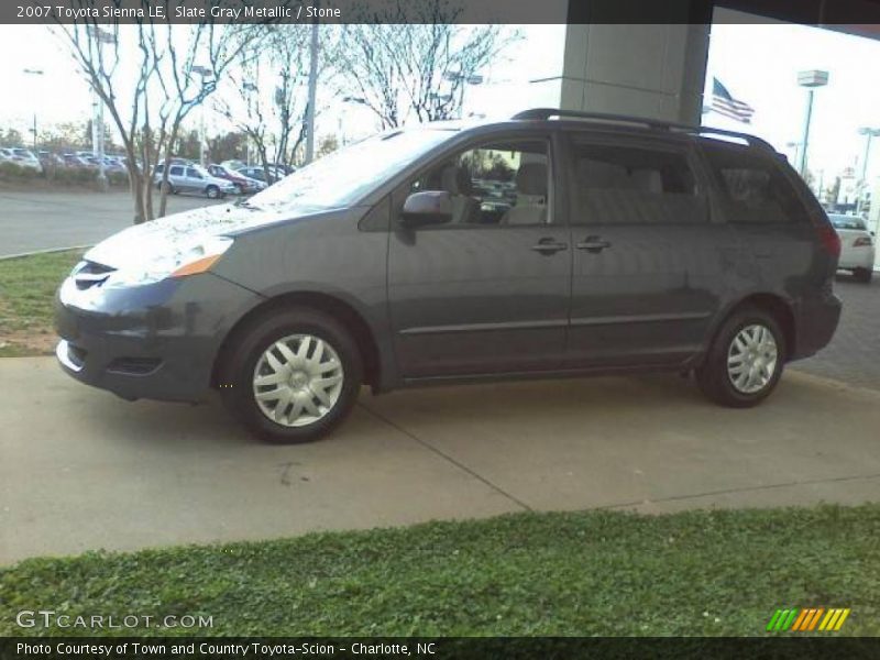 Slate Gray Metallic / Stone 2007 Toyota Sienna LE