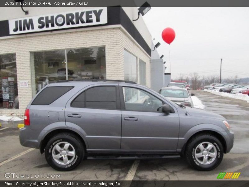 Alpine Gray / Gray 2009 Kia Sorento LX 4x4