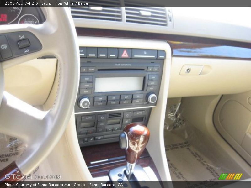 Ibis White / Beige 2008 Audi A4 2.0T Sedan