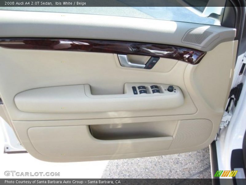 Ibis White / Beige 2008 Audi A4 2.0T Sedan