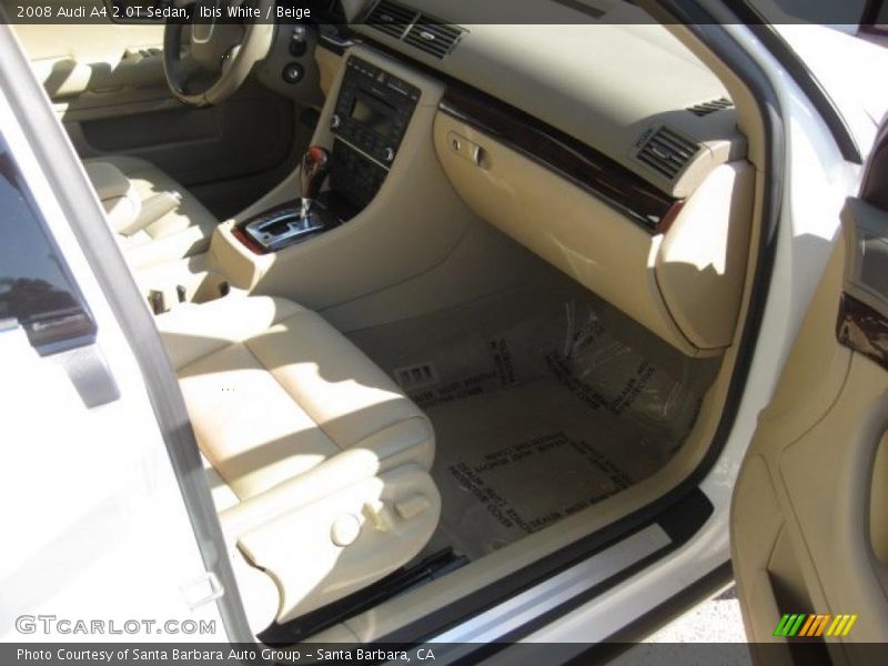 Ibis White / Beige 2008 Audi A4 2.0T Sedan