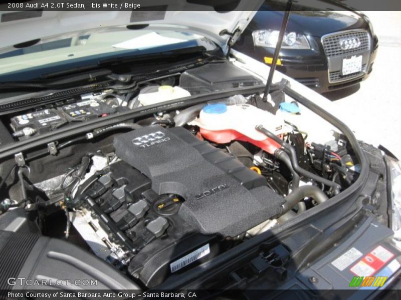  2008 A4 2.0T Sedan Engine - 2.0 Liter FSI Turbocharged DOHC 16-Valve VVT 4 Cylinder