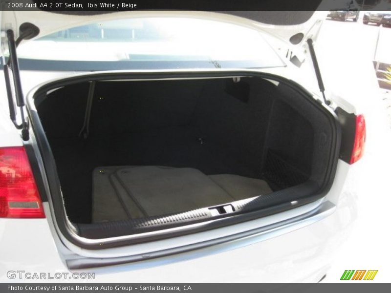 Ibis White / Beige 2008 Audi A4 2.0T Sedan