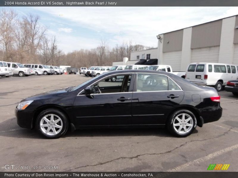 Nighthawk Black Pearl / Ivory 2004 Honda Accord EX V6 Sedan