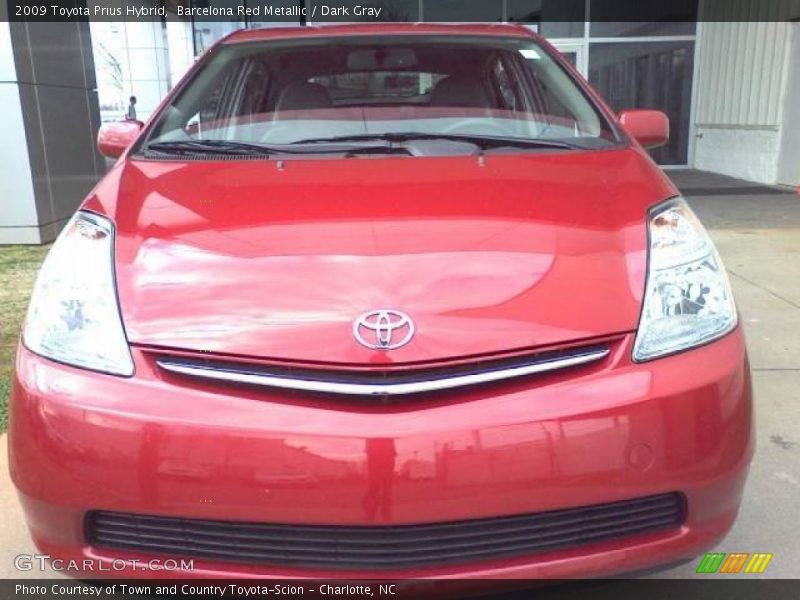 Barcelona Red Metallic / Dark Gray 2009 Toyota Prius Hybrid
