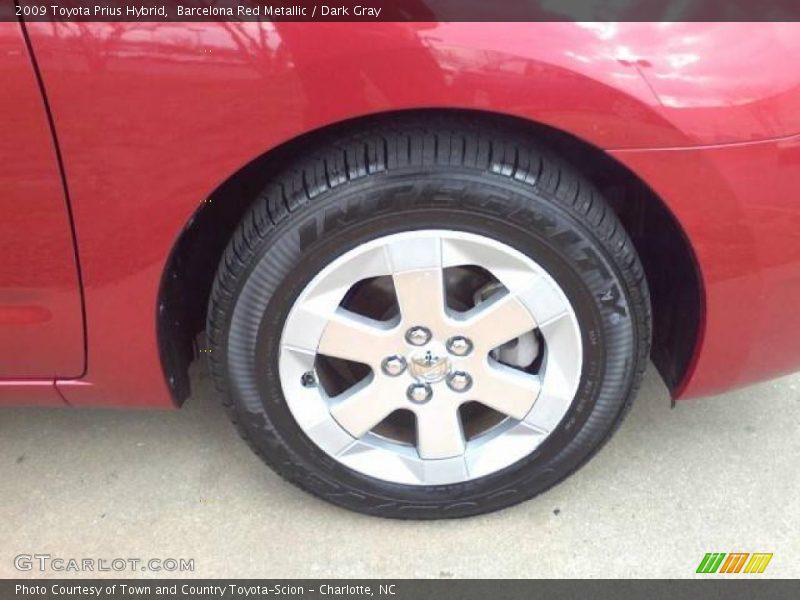 Barcelona Red Metallic / Dark Gray 2009 Toyota Prius Hybrid