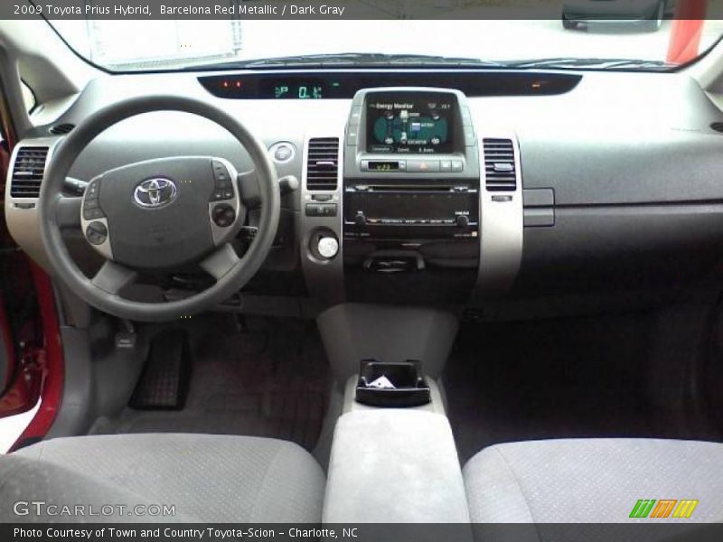 Barcelona Red Metallic / Dark Gray 2009 Toyota Prius Hybrid