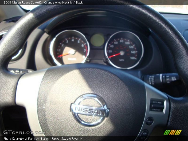 Orange Alloy Metallic / Black 2008 Nissan Rogue SL AWD