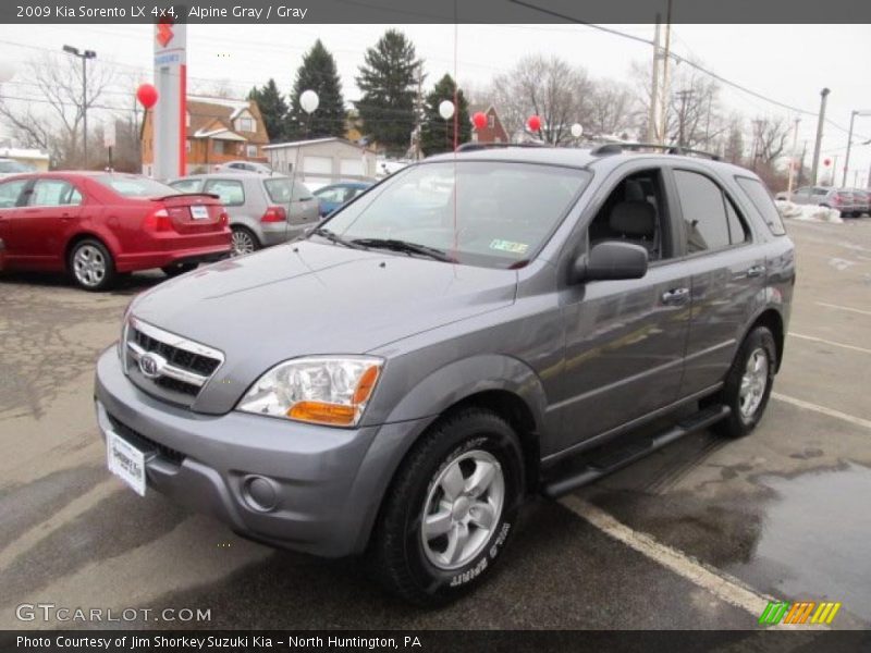 Alpine Gray / Gray 2009 Kia Sorento LX 4x4