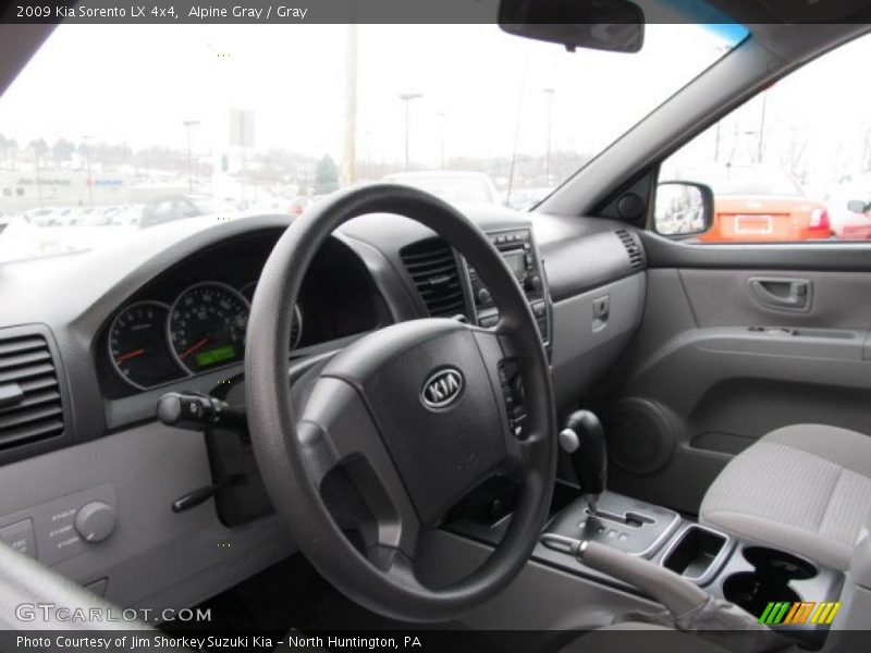 Alpine Gray / Gray 2009 Kia Sorento LX 4x4