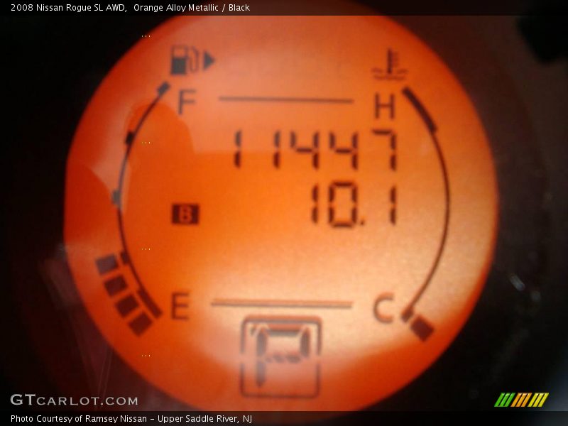 Orange Alloy Metallic / Black 2008 Nissan Rogue SL AWD