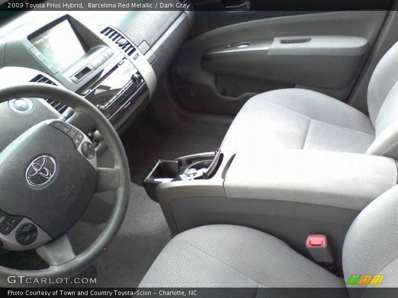 Barcelona Red Metallic / Dark Gray 2009 Toyota Prius Hybrid