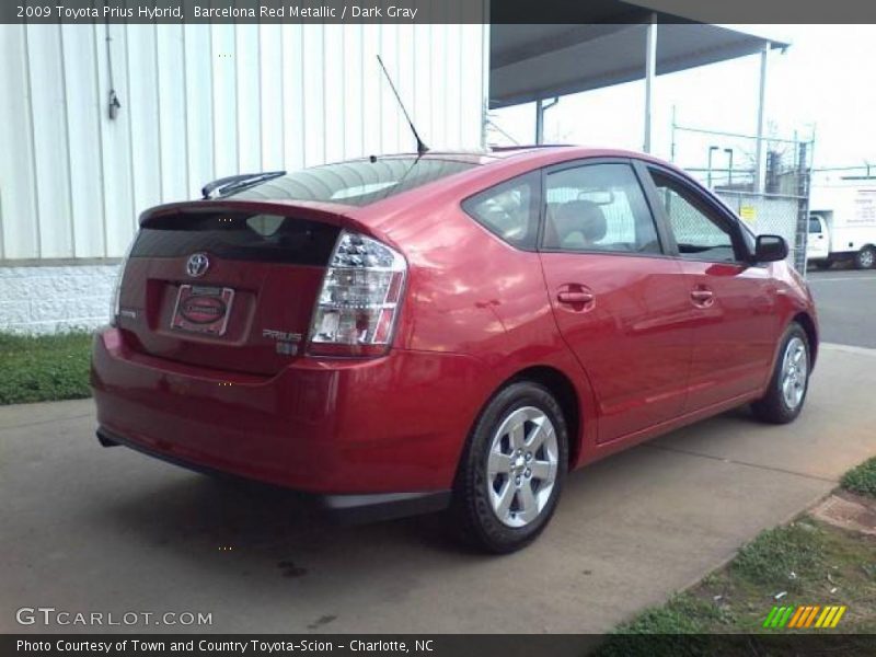 Barcelona Red Metallic / Dark Gray 2009 Toyota Prius Hybrid