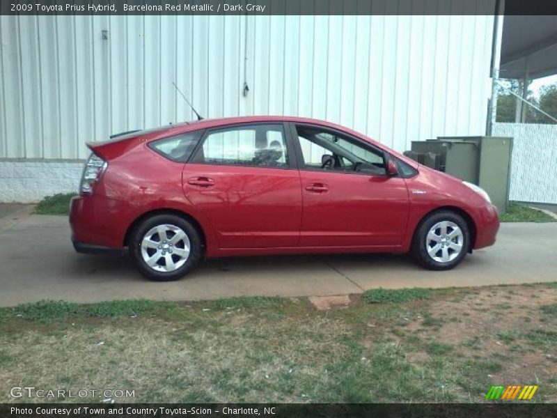 Barcelona Red Metallic / Dark Gray 2009 Toyota Prius Hybrid