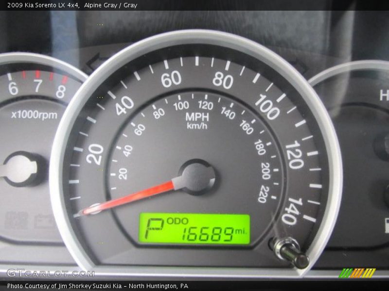 Alpine Gray / Gray 2009 Kia Sorento LX 4x4