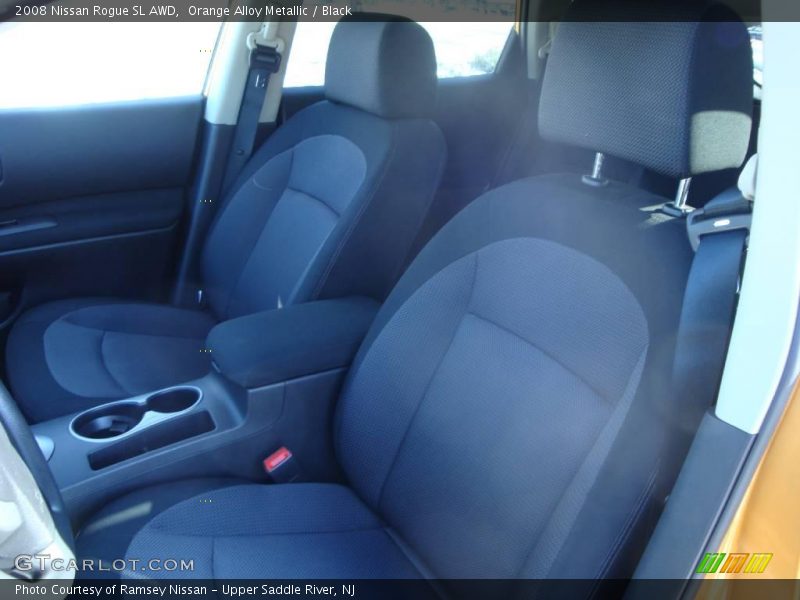 Orange Alloy Metallic / Black 2008 Nissan Rogue SL AWD
