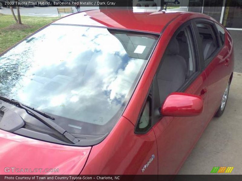 Barcelona Red Metallic / Dark Gray 2009 Toyota Prius Hybrid