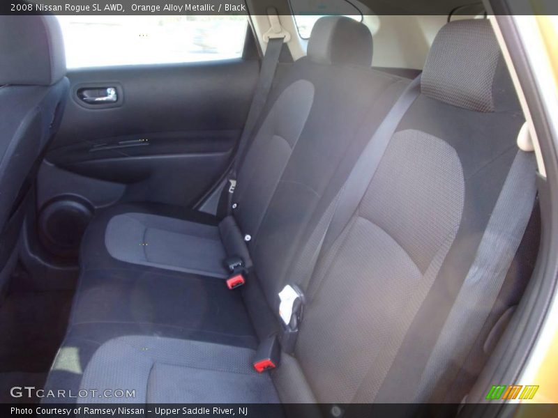 Orange Alloy Metallic / Black 2008 Nissan Rogue SL AWD