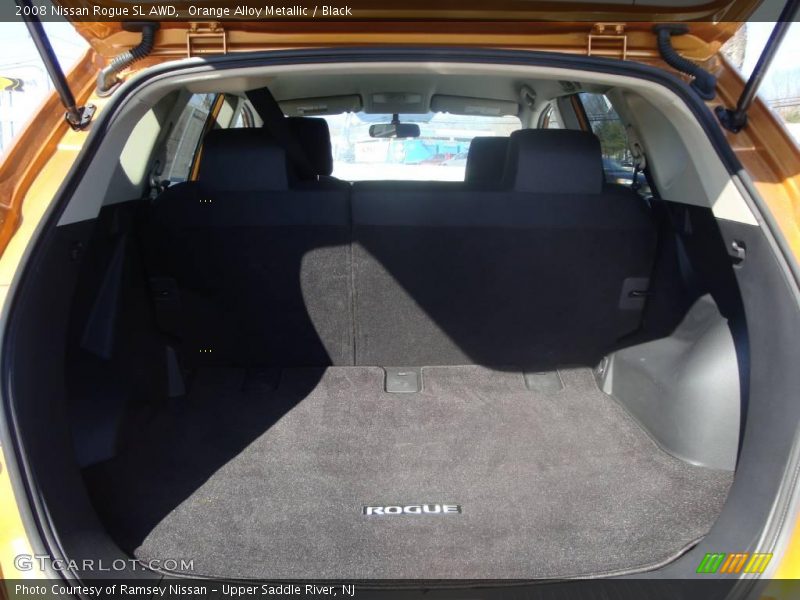 Orange Alloy Metallic / Black 2008 Nissan Rogue SL AWD