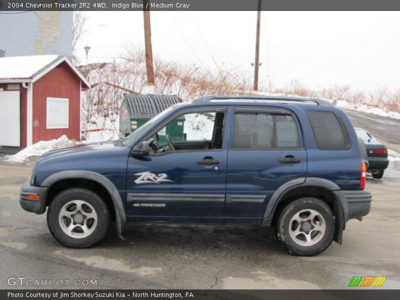 Indigo Blue / Medium Gray 2004 Chevrolet Tracker ZR2 4WD