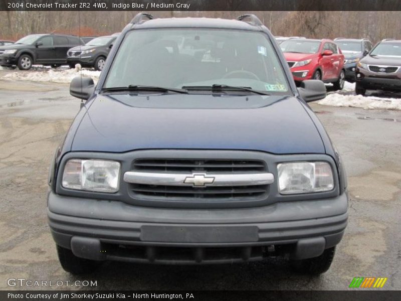 Indigo Blue / Medium Gray 2004 Chevrolet Tracker ZR2 4WD