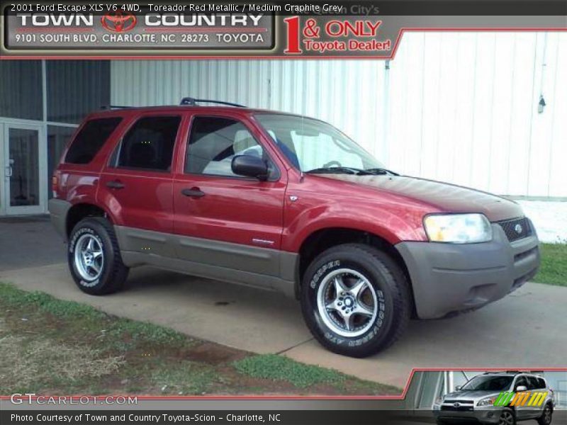 Toreador Red Metallic / Medium Graphite Grey 2001 Ford Escape XLS V6 4WD