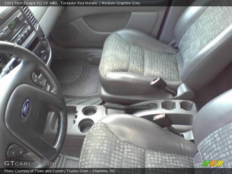  2001 Escape XLS V6 4WD Medium Graphite Grey Interior