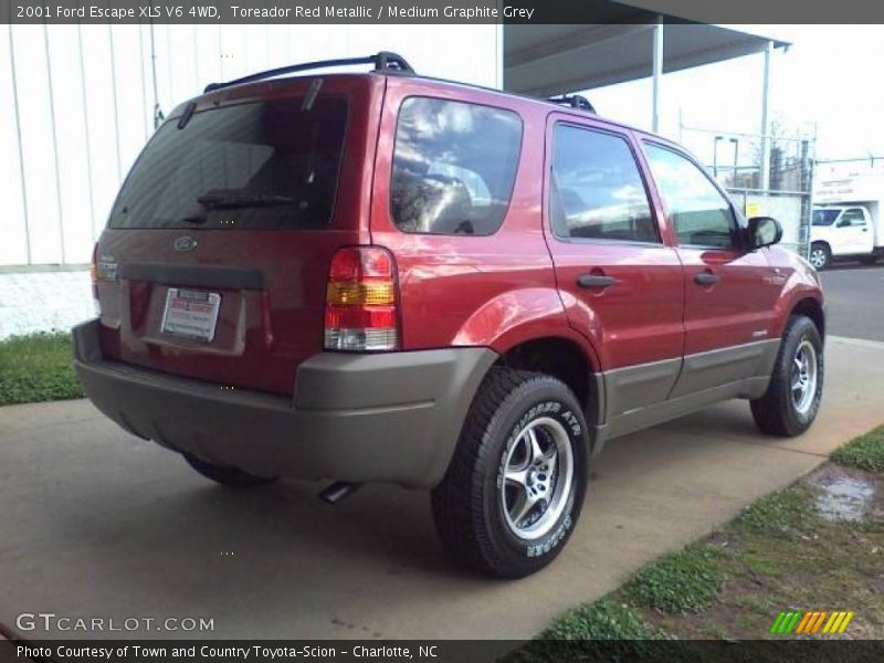 Toreador Red Metallic / Medium Graphite Grey 2001 Ford Escape XLS V6 4WD