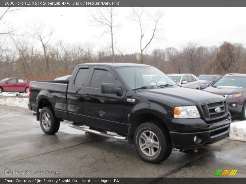 Black / Medium/Dark Flint 2008 Ford F150 STX SuperCab 4x4