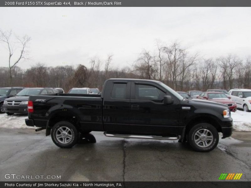 Black / Medium/Dark Flint 2008 Ford F150 STX SuperCab 4x4