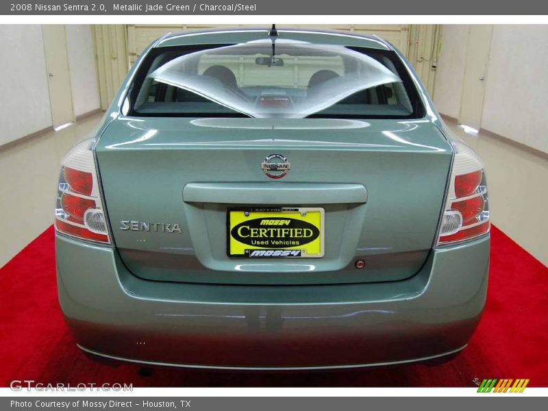 Metallic Jade Green / Charcoal/Steel 2008 Nissan Sentra 2.0