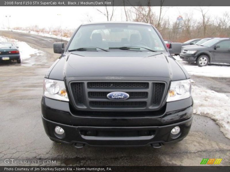 Black / Medium/Dark Flint 2008 Ford F150 STX SuperCab 4x4