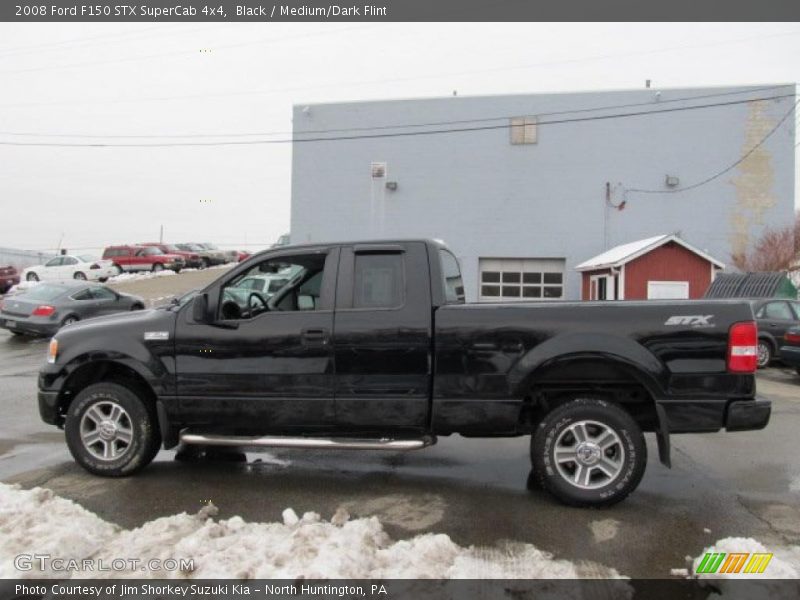 Black / Medium/Dark Flint 2008 Ford F150 STX SuperCab 4x4