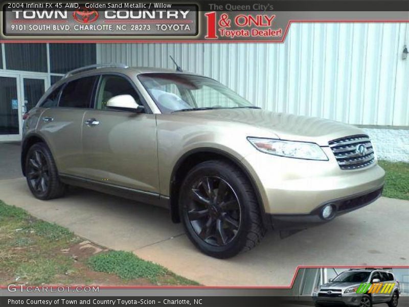 Golden Sand Metallic / Willow 2004 Infiniti FX 45 AWD
