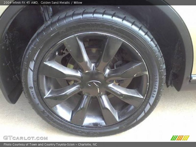 Golden Sand Metallic / Willow 2004 Infiniti FX 45 AWD