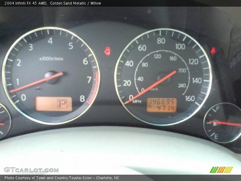 Golden Sand Metallic / Willow 2004 Infiniti FX 45 AWD