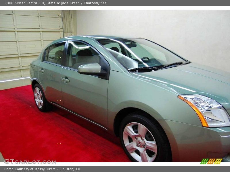 Metallic Jade Green / Charcoal/Steel 2008 Nissan Sentra 2.0