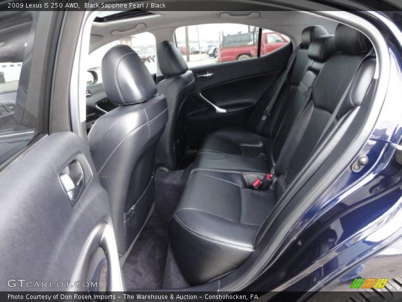  2009 IS 250 AWD Black Interior