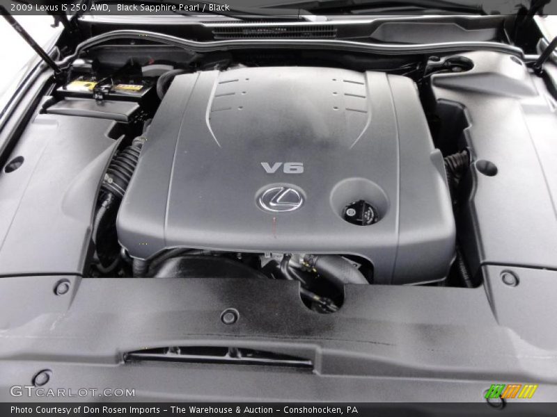  2009 IS 250 AWD Engine - 2.5 Liter DOHC 24-Valve VVT-i V6