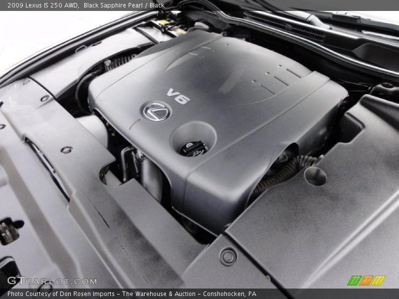  2009 IS 250 AWD Engine - 2.5 Liter DOHC 24-Valve VVT-i V6