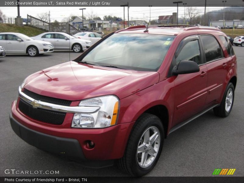 Salsa Red Metallic / Light Gray 2005 Chevrolet Equinox LT